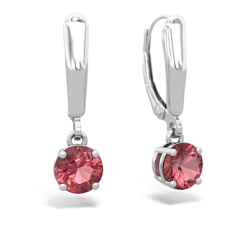 tourmaline lever-back earrings