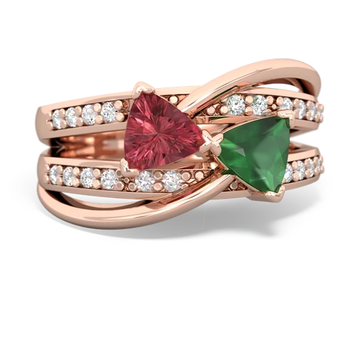 tourmaline-emerald couture ring