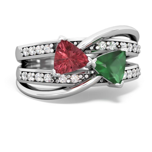 tourmaline-emerald couture ring