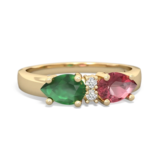 tourmaline-emerald timeless ring