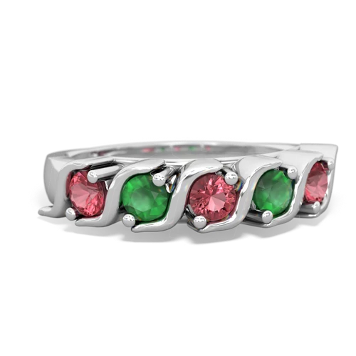 tourmaline-emerald timeless ring