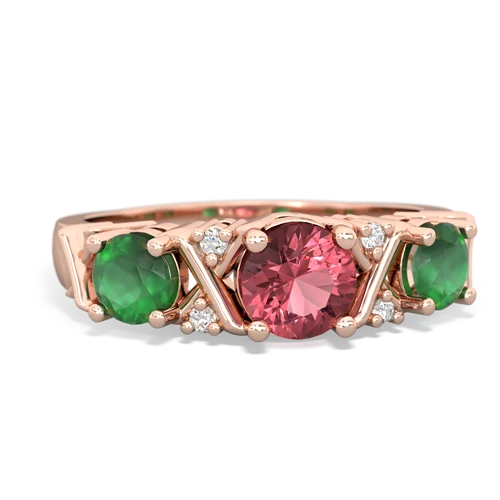 tourmaline-emerald timeless ring