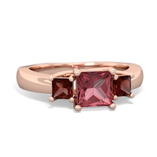 tourmaline-garnet timeless ring