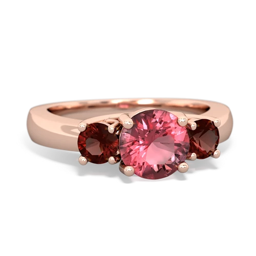 tourmaline-garnet timeless ring