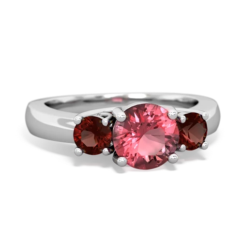 tourmaline-garnet timeless ring