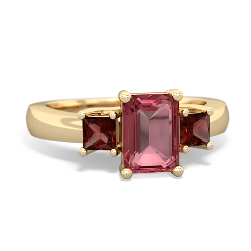 tourmaline-garnet timeless ring