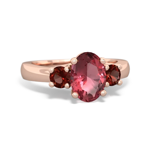 tourmaline-garnet timeless ring