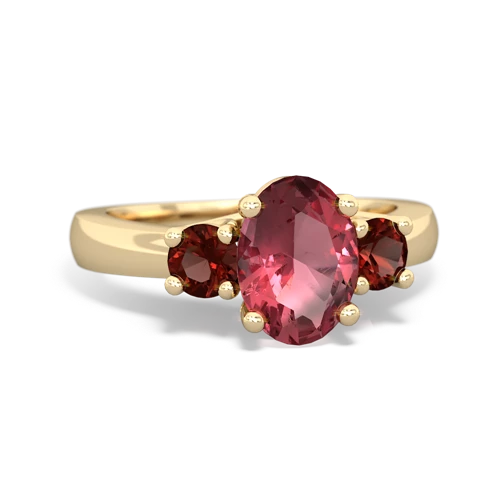 tourmaline-garnet timeless ring