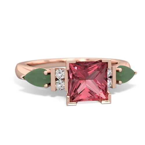 tourmaline-jade engagement ring