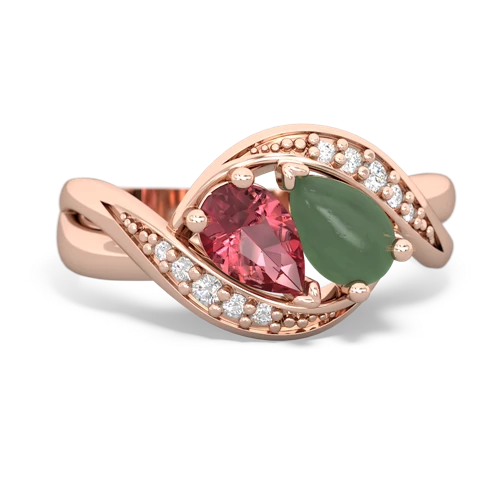 tourmaline-jade keepsake curls ring