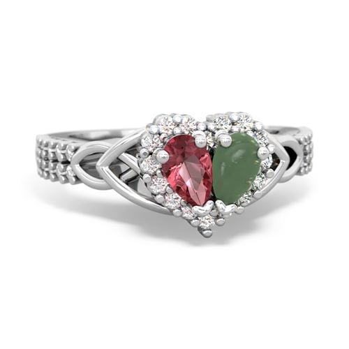 tourmaline-jade keepsake engagement ring