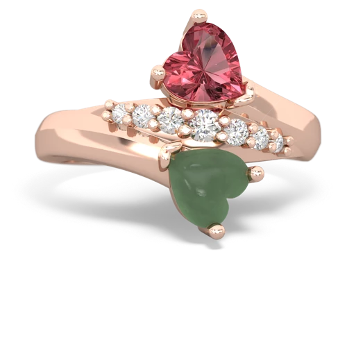 tourmaline-jade modern ring