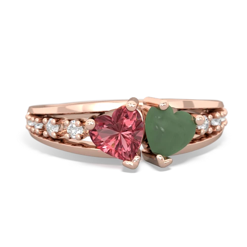 tourmaline-jade modern ring