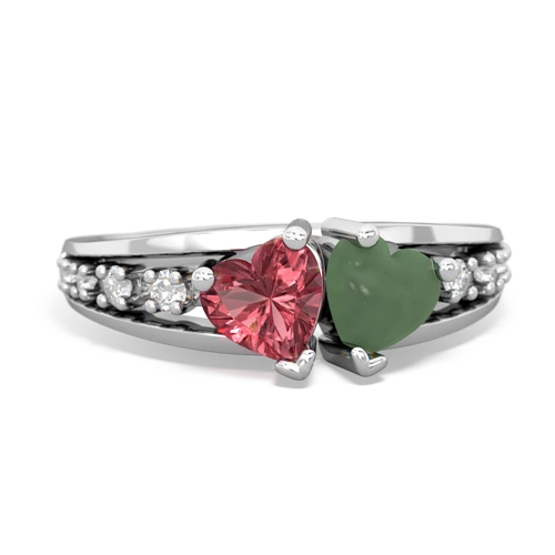 tourmaline-jade modern ring