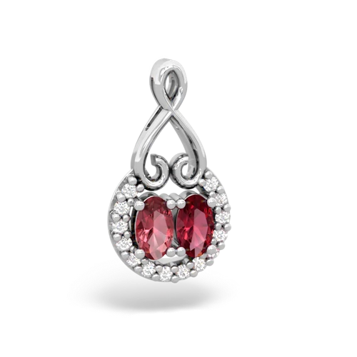 tourmaline-lab ruby love nest pendant