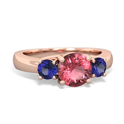 tourmaline-lab sapphire timeless ring