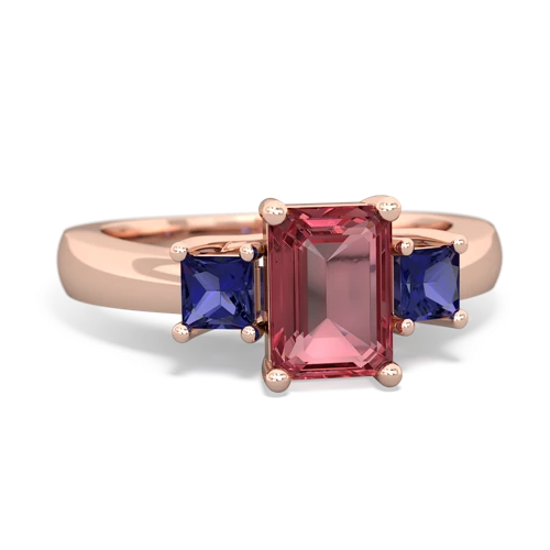 tourmaline-lab sapphire timeless ring