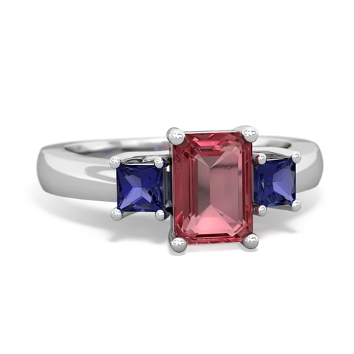 tourmaline-lab sapphire timeless ring