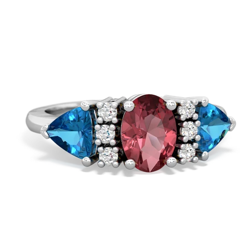 tourmaline-london topaz timeless ring