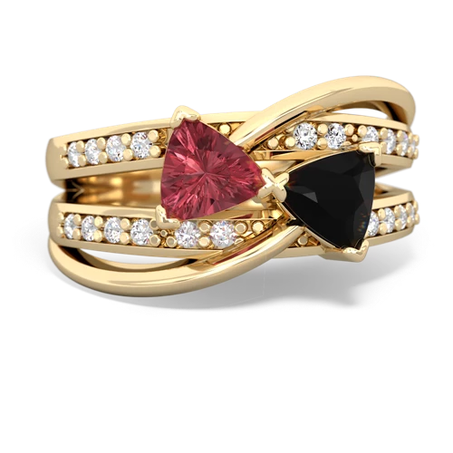 tourmaline-onyx couture ring