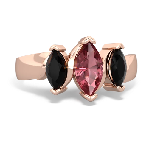 tourmaline-onyx keepsake ring