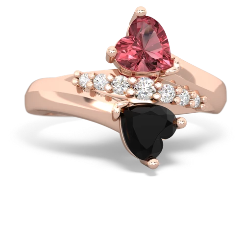 tourmaline-onyx modern ring