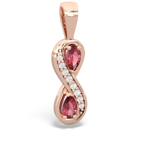 tourmaline keepsake infinity pendant