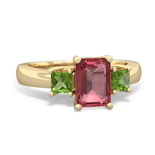 tourmaline-peridot timeless ring