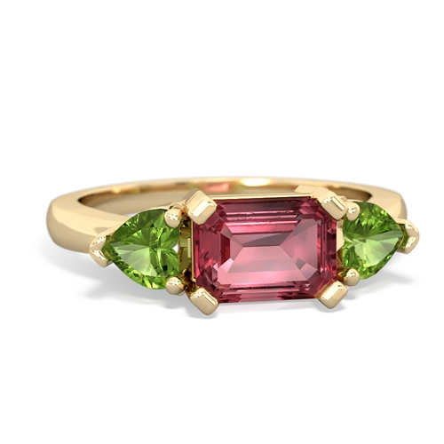 tourmaline-peridot timeless ring