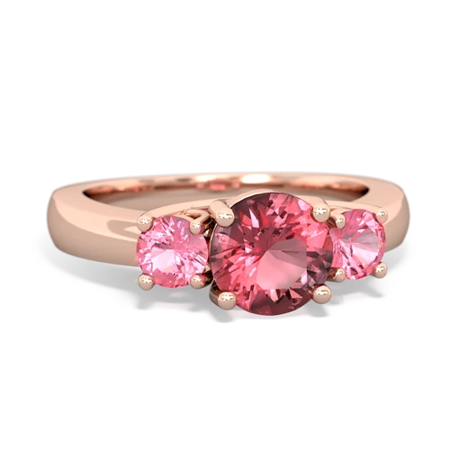 tourmaline-pink sapphire timeless ring