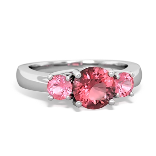 tourmaline-pink sapphire timeless ring