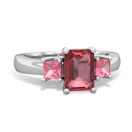 tourmaline-pink sapphire timeless ring