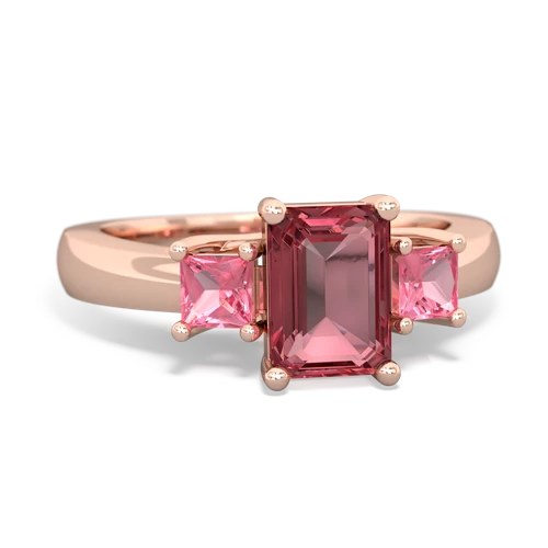 tourmaline-pink sapphire timeless ring