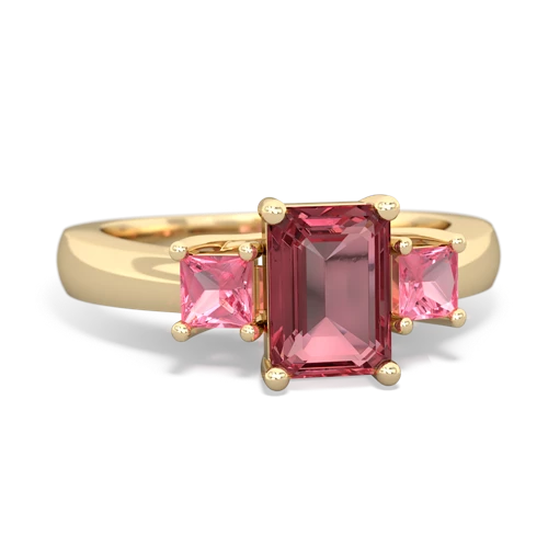 tourmaline-pink sapphire timeless ring