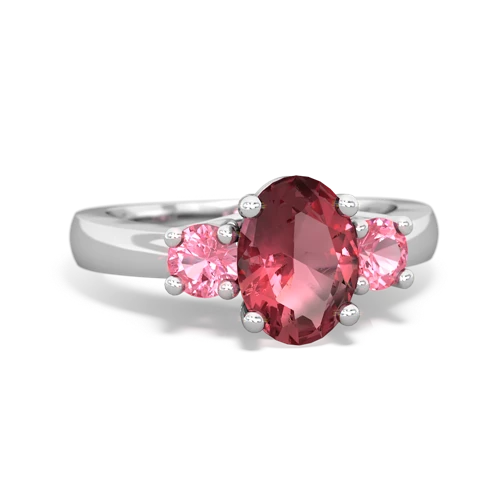 tourmaline-pink sapphire timeless ring