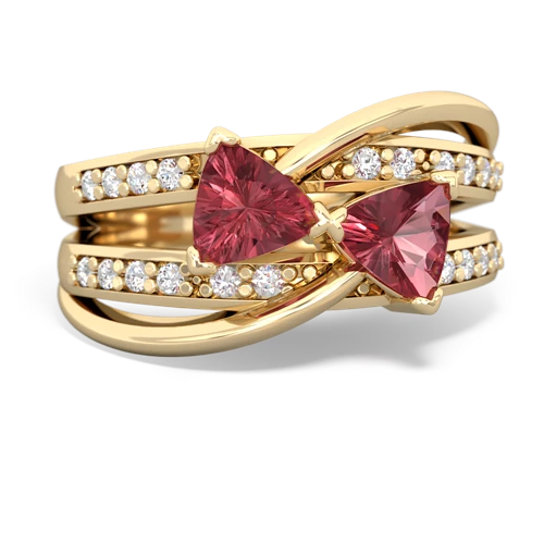 Pink Tourmaline Bowtie Genuine Pink Tourmaline ring Ring