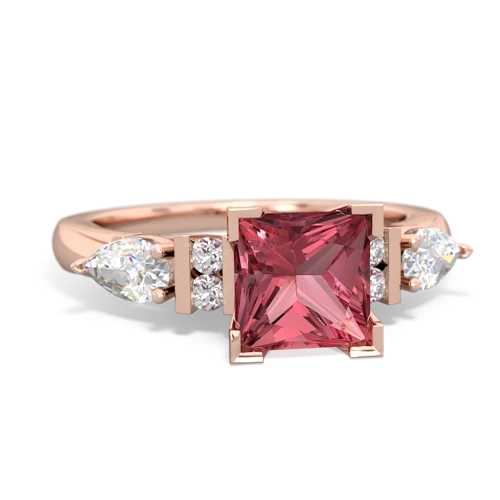 Pink Tourmaline Engagement Genuine Pink Tourmaline ring Ring