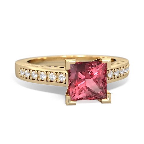 Pink Tourmaline Art Deco Genuine Pink Tourmaline ring Ring