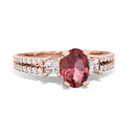 Pink Tourmaline Engagement Genuine Pink Tourmaline ring Ring