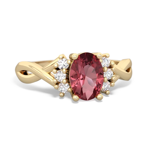 Pink Tourmaline Victorian Twist Genuine Pink Tourmaline ring Ring