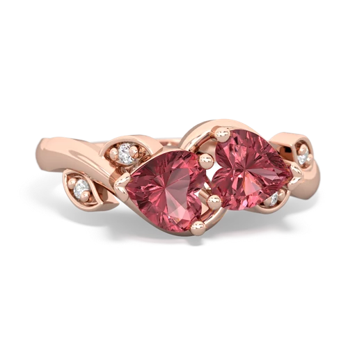 tourmaline floral keepsake ring