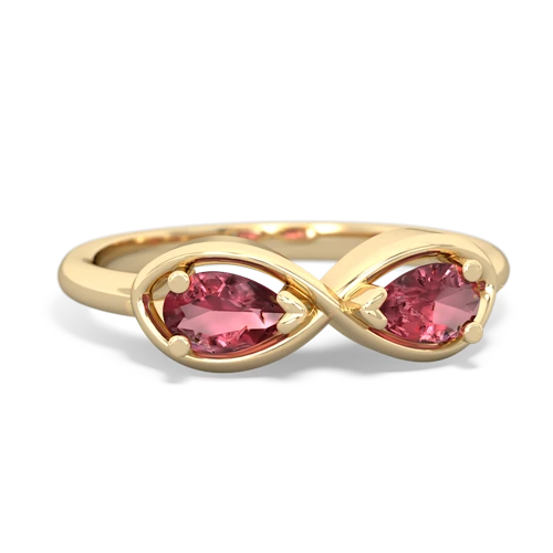 Pink Tourmaline Infinity Genuine Pink Tourmaline ring Ring