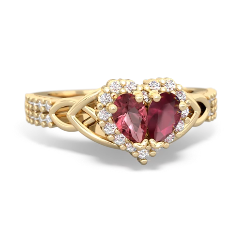 tourmaline-ruby keepsake engagement ring