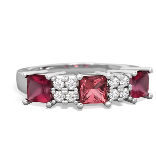 tourmaline-ruby timeless ring