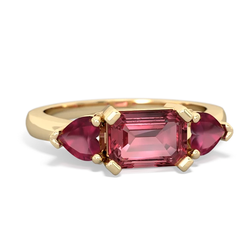 tourmaline-ruby timeless ring