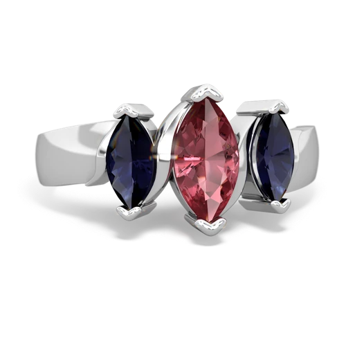 tourmaline-sapphire keepsake ring