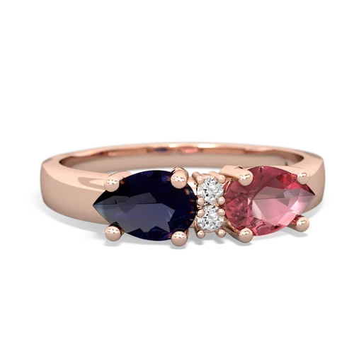 tourmaline-sapphire timeless ring