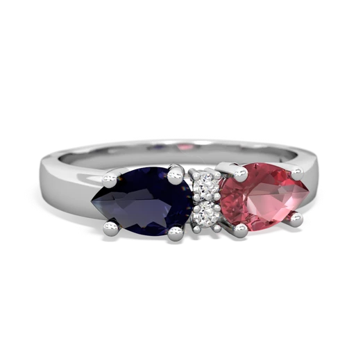 tourmaline-sapphire timeless ring