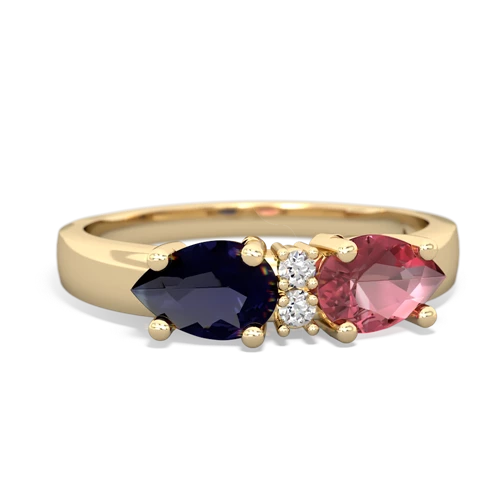 tourmaline-sapphire timeless ring