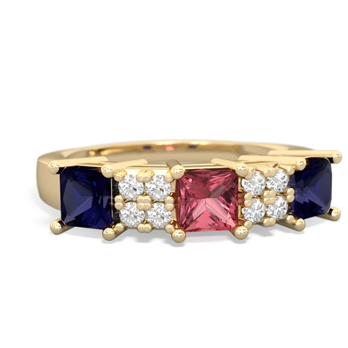 tourmaline-sapphire timeless ring